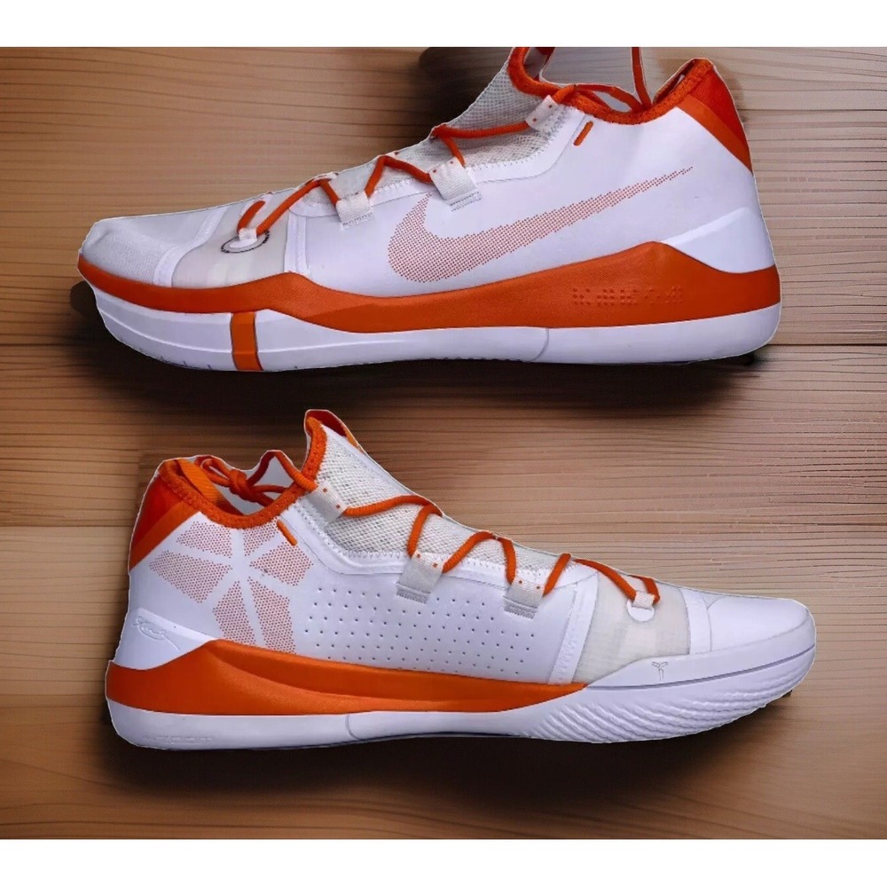 Nike Kobe AD TB Exodus Basketball Shoes Mens Sz 17.5 White Orange AT3874-102